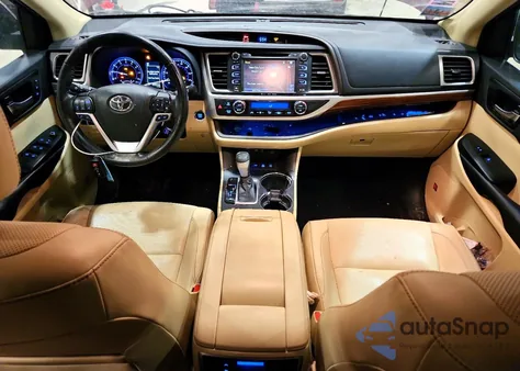 2019 Toyota Highlander Limited from USA, damaged, VIN 5TDDZRFH9KS935817